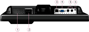 LG N1642W Input/output